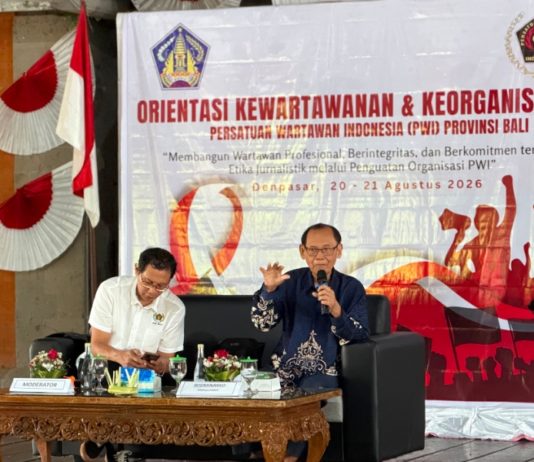 56 Tahun Mengabdi di Dunia Kewartawanan, Widminarko Tekankan Empat Prinsip Wartawan