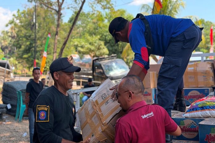 Bantuan Disalurkan Di 3 Titik Terdampak Gempa Flores 1
