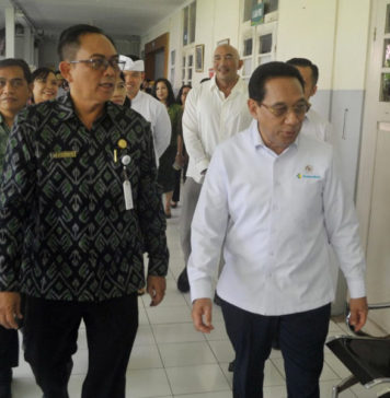 Bantuan Pascabencana Kemenkes untuk RSUD Wangaya Cair Bertahap