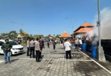 Bedeng Proyek dan Kendaraan Terbakar di Canggu, Kerugian Setengah Miliar