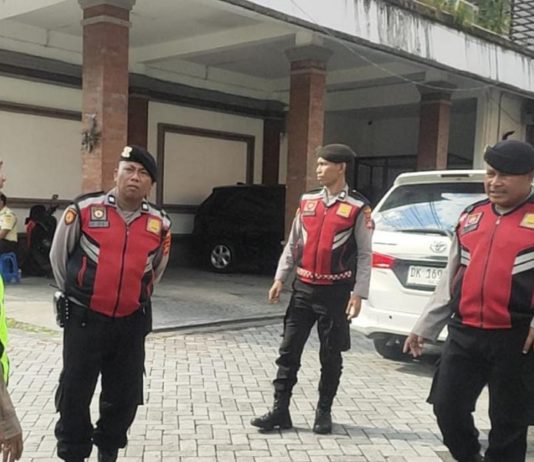 Cegah C3, Polres Gianyar Gelar Patroli ke Kompleks Pertokoan
