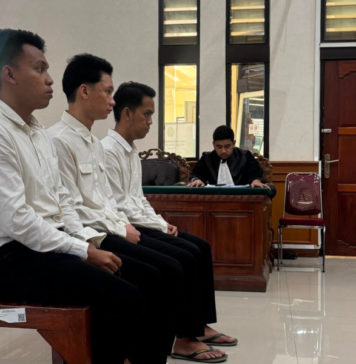 Diadili Kasus Serbuk Sintetis, Tiga Orang Dibui Enam Tahun