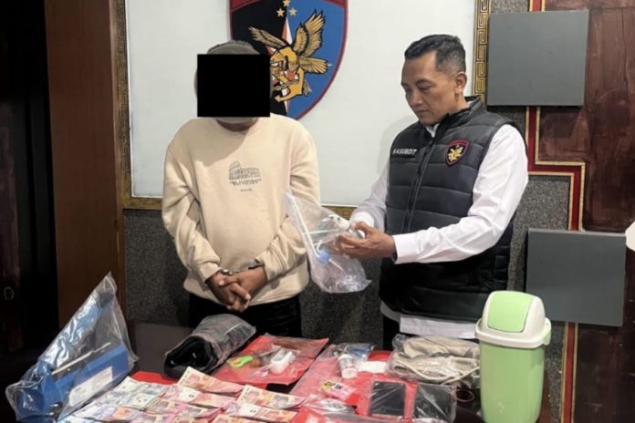 Digerebek Di Kos Pemogan, Pengedar Narkoba Diamankan Ditpolairud Polda Bali 1