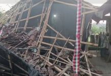 Diterjang Angin Kencang, Bangunan P4S Ambruk