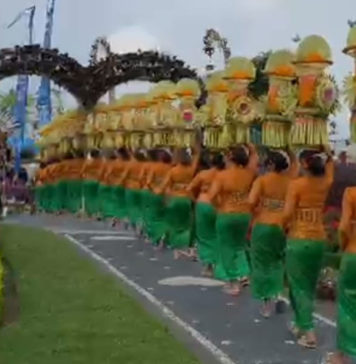 Festival Gebogan-Baleganjur Dongkrak Kunjungan Wisatawan di Ulun Danu Beratan