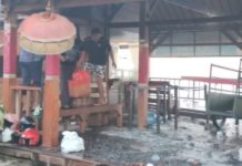 Gelombang 3 Meter Terjang Kusamba, Daratan Dilanda Rob