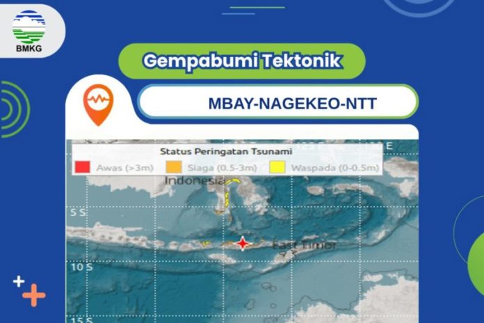 Gempa 7,7 Magnitudo Di NTT, BMKG Nyatakan Peringatan Dini Tsunami Berakhir 1
