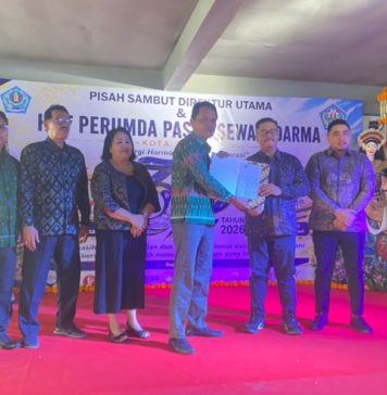Jabatan Dirut Perumda Pasar Sewakadarma Resmi Berganti