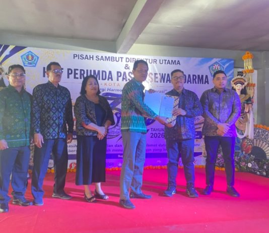 Jabatan Dirut Perumda Pasar Sewakadarma Resmi Berganti