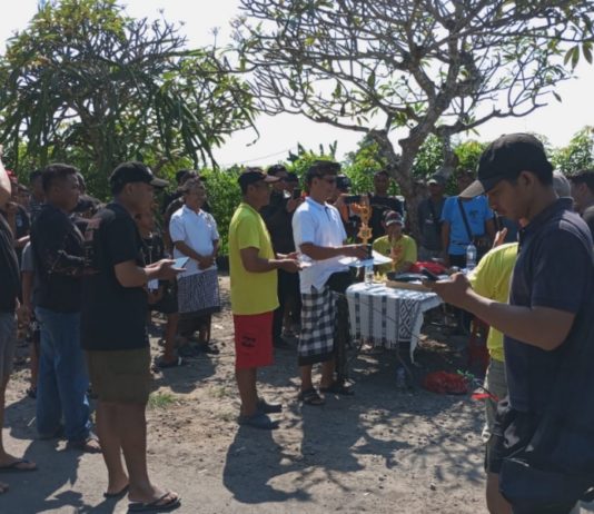Jaga Kebersamaan Saat Tahapan Pilkel, Warga Tulikup Gelar Lomba Mancing Air Deras