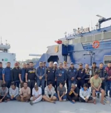 Kapal Berbendera Tanzania Diamankan Bawa 2,6 Ton Sabu Cair di Perairan Riau