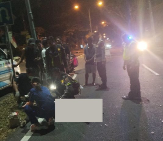 Kecelakaan Maut di Jalur 11 Padangkerta, Pria Bebandem Tewas Tabrak Truk Parkir