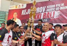 Kejurprov KKI Bali 2026 Berakhir, Ini Tiga Dojo Terbaik