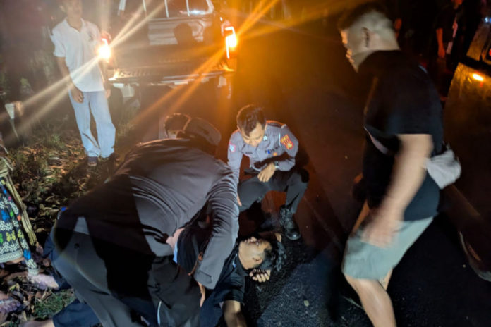 Laka Lantas Nmax Vs Sedan, Pelajar Alami Luka Luka 1