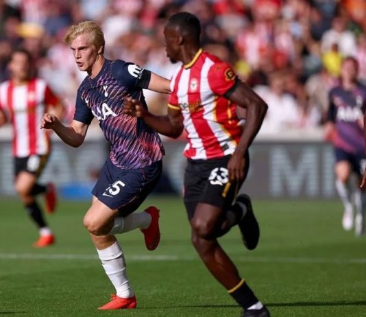 Liga Inggris, Brentford Kalahkan Tottenham Hotspur