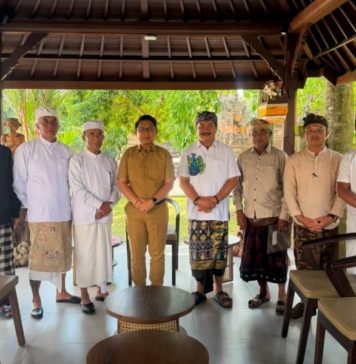 Panitia Karya Tawur Agung Manca Wali Krama 2026 Pura Hulundanu Batur Audiensi dengan Bupati Badung
