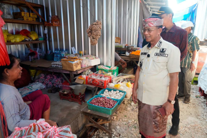 Pemkab Klungkung Mulai Relokasi Pedagang Pasar Mentigi 1