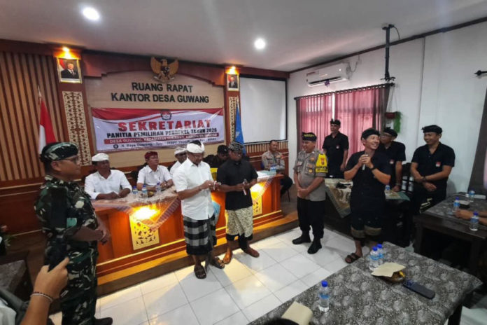 Pengundian Nomor Urut Pilkel Guwang, Panitia Imbau Warga Jaga Kondusivitas 1