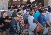 Persoalan Kajang-Tirta, Pengurus Pura Kawitan Tangkas Kori Agung Disanksi Adat