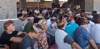 Persoalan Kajang-Tirta, Pengurus Pura Kawitan Tangkas Kori Agung Disanksi Adat