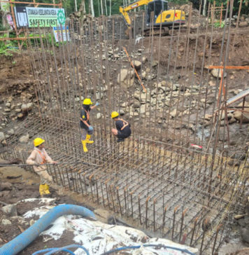 Progres Jembatan Yeh Ngigih Penghubung Dua Kecamatan Capai 17 Persen