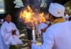 Prosesi Madamah hingga Nyukat Genah Awali Tawur Agung di Pura Hulundanu Batur Songan