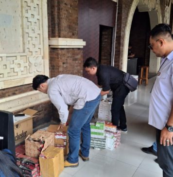 Ribuan Bungkus Rokok Ilegal Dilimpahkan ke Bea Cukai