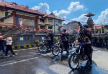 Simulasi Penanganan Demo Anarkis, Polres Badung Libatkan Ormas