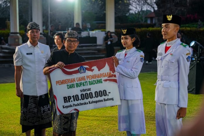 Syukuran HUT Ke 81 Kemerdekaan RI, Pemkab Badung Apresiasi Veteran Dan Paskibraka 1