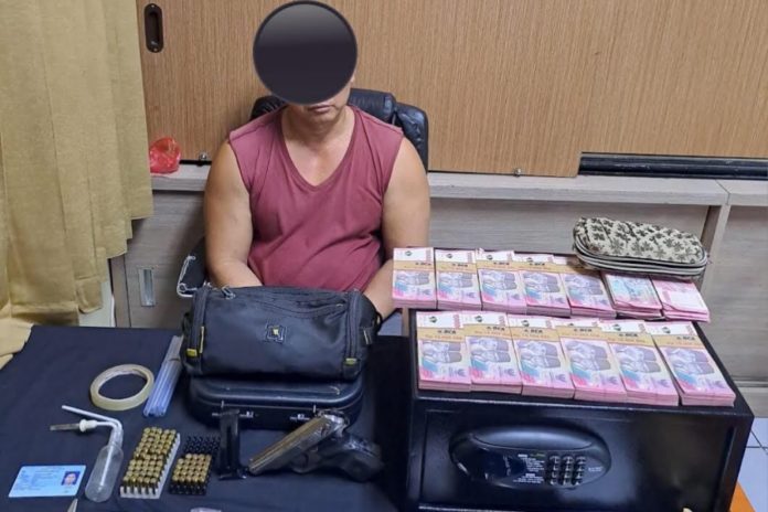 Terduga Pengedar Narkoba Ditangkap, Senpi Dan Uang Rp150 Juta Disita 1