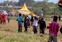 1.501 Peserta Ramaikan Pelangi Tabanan Kite Festival