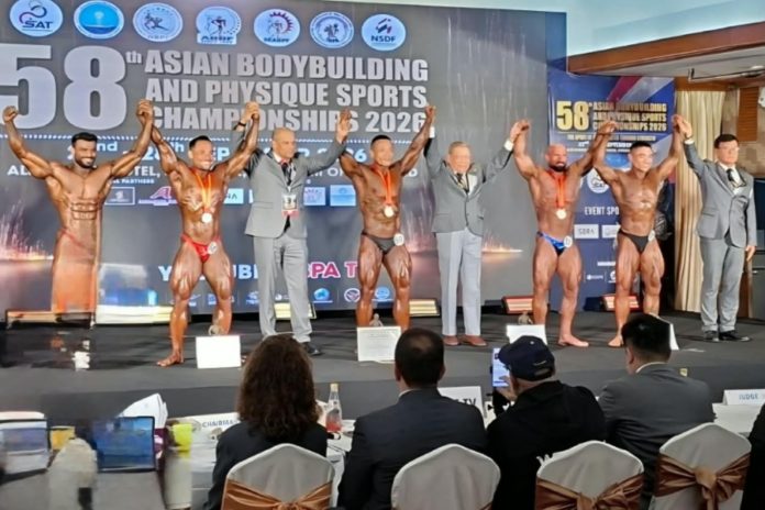 Atlet Buleleng Komang Gading Darmawan Raih Perak Di Kejuaraan Binaraga Asia 2026 1