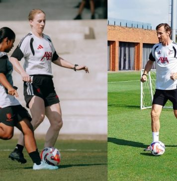 Atlet Sepak Bola Usia Muda Bali Terima ‘Coaching Clinic’ dari Legenda Liverpool Hypia dan Dowie