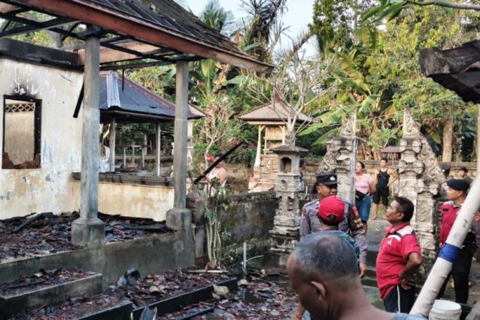 'Bale Daja' Di Banjarangkan Terbakar, Kerugian Ditaksir Rp60 Juta 1