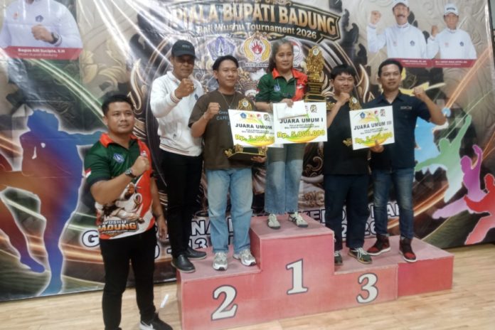 Bali Wushu Tournament 2026, Badung Sabet Gelar Juara Umum 2