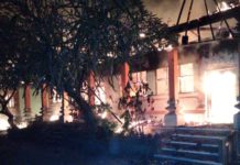 Bangunan SDN 4 Tianyar Barat Terbakar, 4 Damkar Dikerahkan