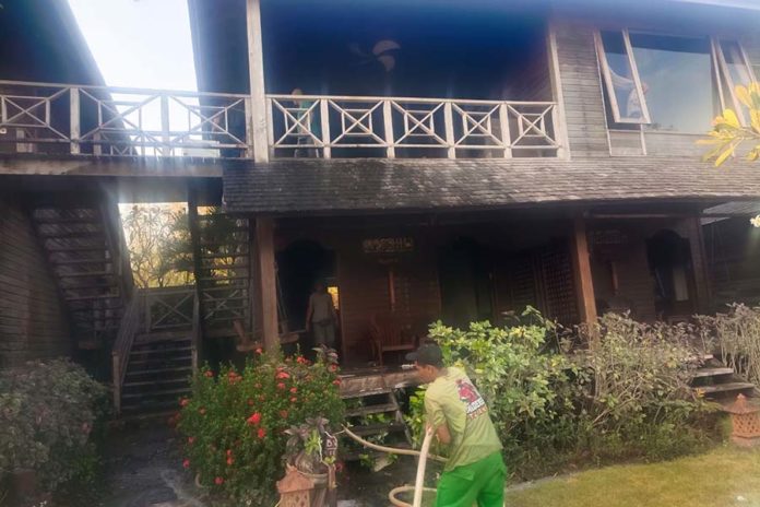 Bangunan Vila Di Batu Ampar Buleleng Terbakar, Kerugian Capai Rp1 Miliar 1