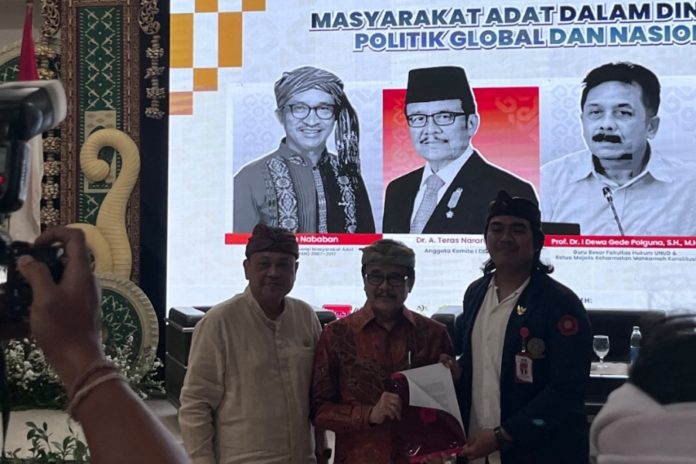 BEM FH Unud Serahkan Kajian RUU Masyarakat Adat Kepada DPD RI 1