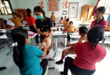 BIAS Denpasar Tembus 87,5 Persen, 8.803 Anak Kelas 1 SD Sudah Imunisasi MR