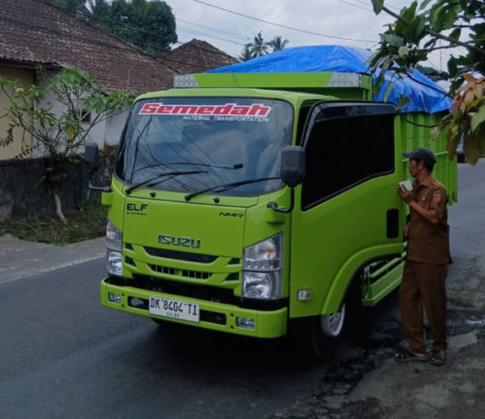 BPKAD Karangasem Koreksi Kubikasi Truk Galian C