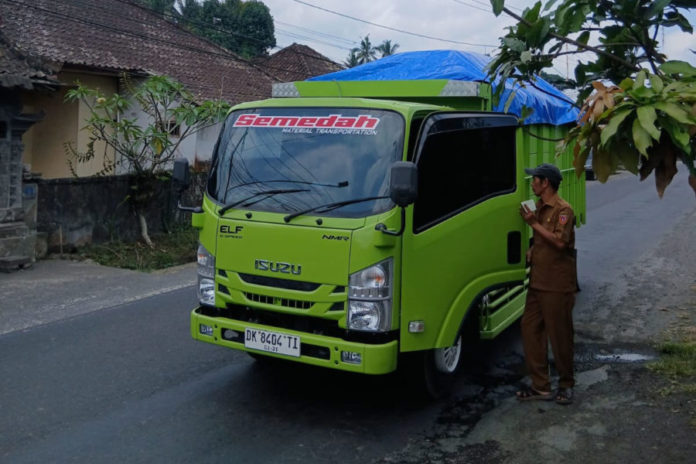 BPKAD Karangasem Koreksi Kubikasi Truk Galian C 1