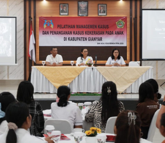 Cegah Kekerasan Anak di Sekolah, DP3AP2KB Gianyar Gelar Pelatihan Manajemen Kasus