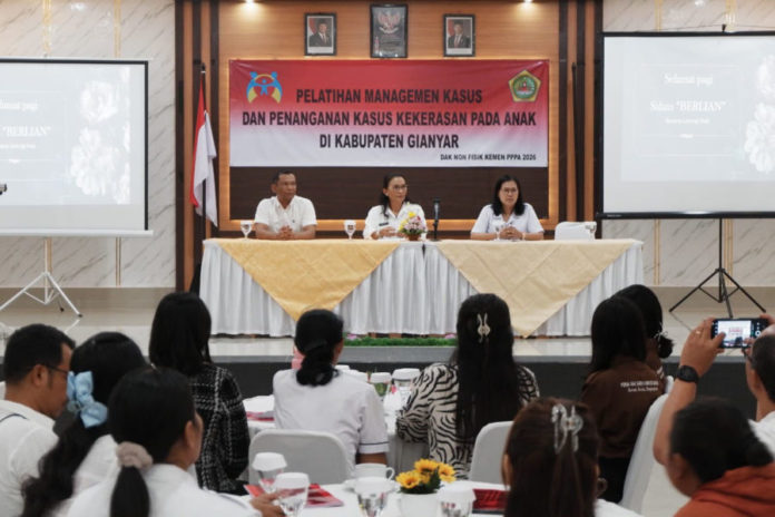 Cegah Kekerasan Anak Di Sekolah, DP3AP2KB Gianyar Gelar Pelatihan Manajemen Kasus 1