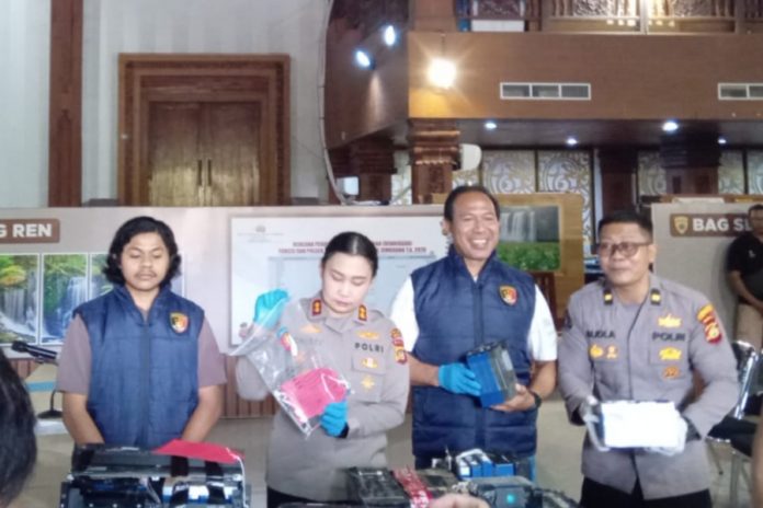 Dari Pengungkapan Di Perancak, Polres Jembrana Ungkap Empat TKP Pencurian Baterai BTS Di Gianyar 1