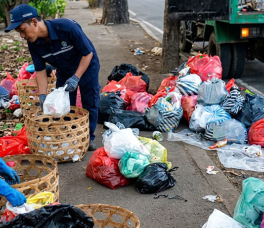 DLH Tabanan Perkuat Penanganan Sampah di Jalur By Pass Ir Soekarno