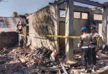 Gudang dan Ruang BK SMPN 3 Sawan Terbakar