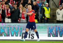 Haaland Cetak Brace, Norwegia Menang Dramatis Lawan Denmark