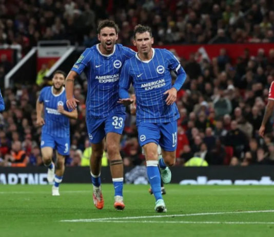 Kalah Lawan Brighton, MU Tersingkir dari Piala Liga