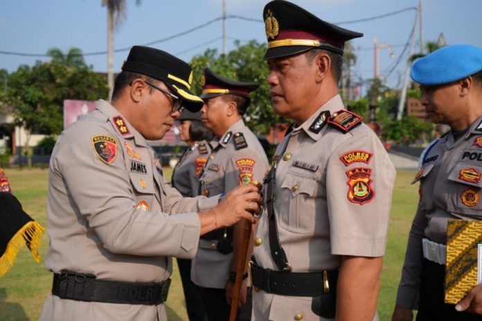 Kapolres Gianyar Pimpin Pelantikan Kasat Binmas Dan Sertijab Kapolsek 1