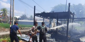 Kebakaran Melanda Bedeng Proyek Hotel di Peliatan Ubud